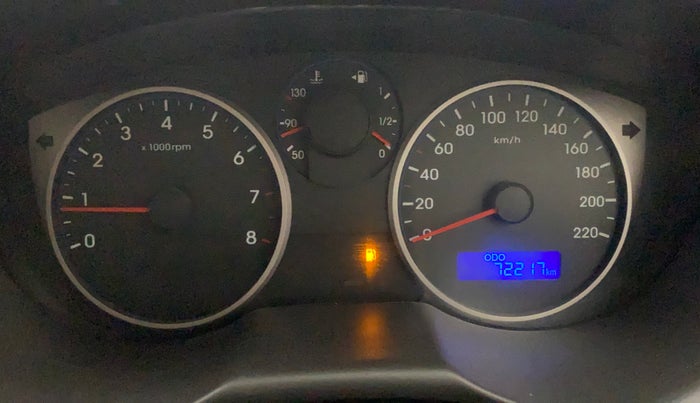 2013 Hyundai i20 MAGNA (O) 1.2, Petrol, Manual, 72,181 km, Odometer Image