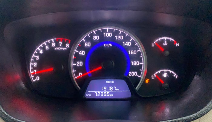 2018 Hyundai Grand i10 SPORTZ 1.2 KAPPA VTVT, Petrol, Manual, 72,350 km, Odometer Image