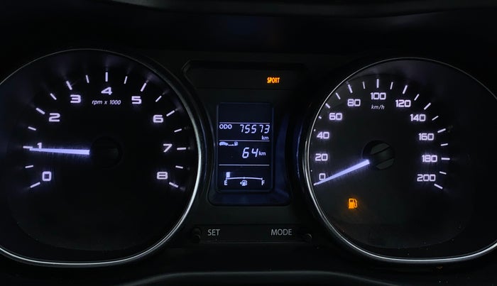 2019 Tata NEXON XZ PLUS PETROL, Petrol, Manual, 75,569 km, Odometer Image