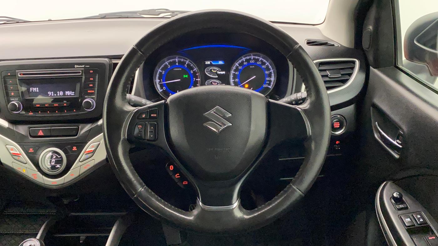 2017 Maruti Baleno ZETA PETROL 1.2, Petrol, Manual, 49,387 km, Steering Wheel Close Up