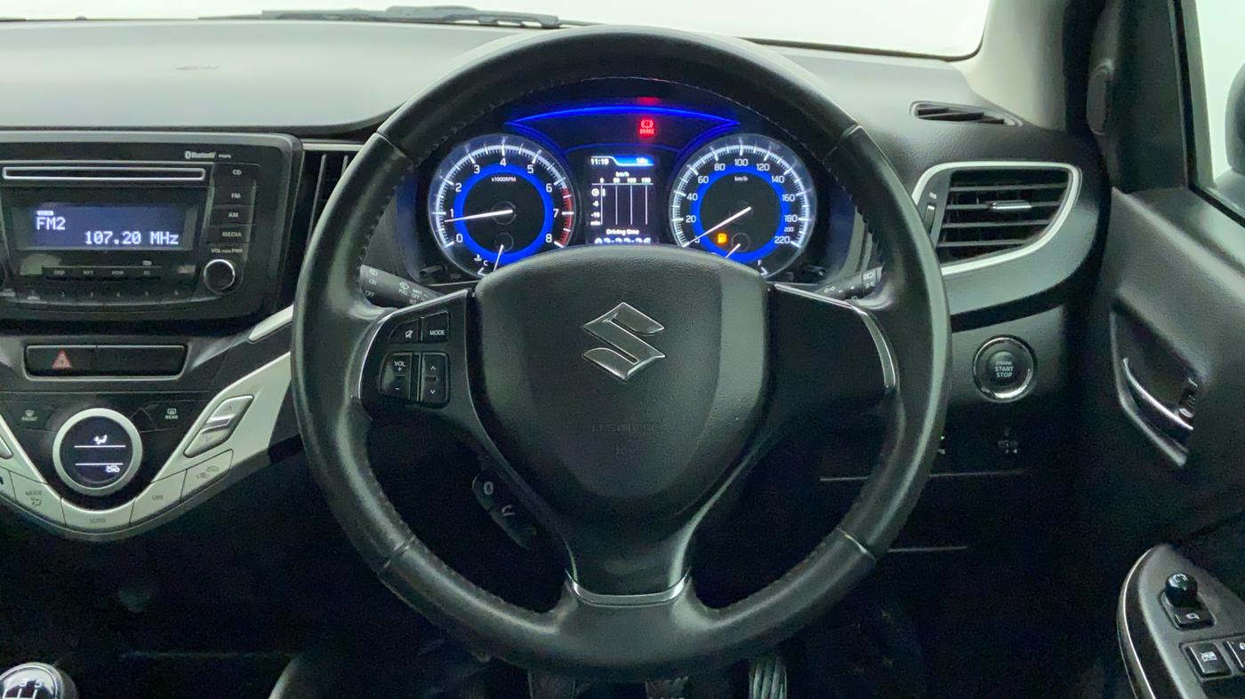 2016 Maruti Baleno ZETA 1.2 K12, Petrol, Manual, 32,932 km, Steering Wheel Close Up