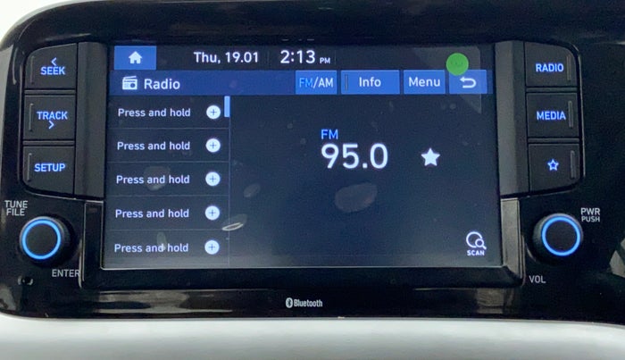 2019 Hyundai GRAND I10 NIOS SPORTZ AMT 1.2 KAPPA VTVT, Petrol, Automatic, 11,727 km, Infotainment System
