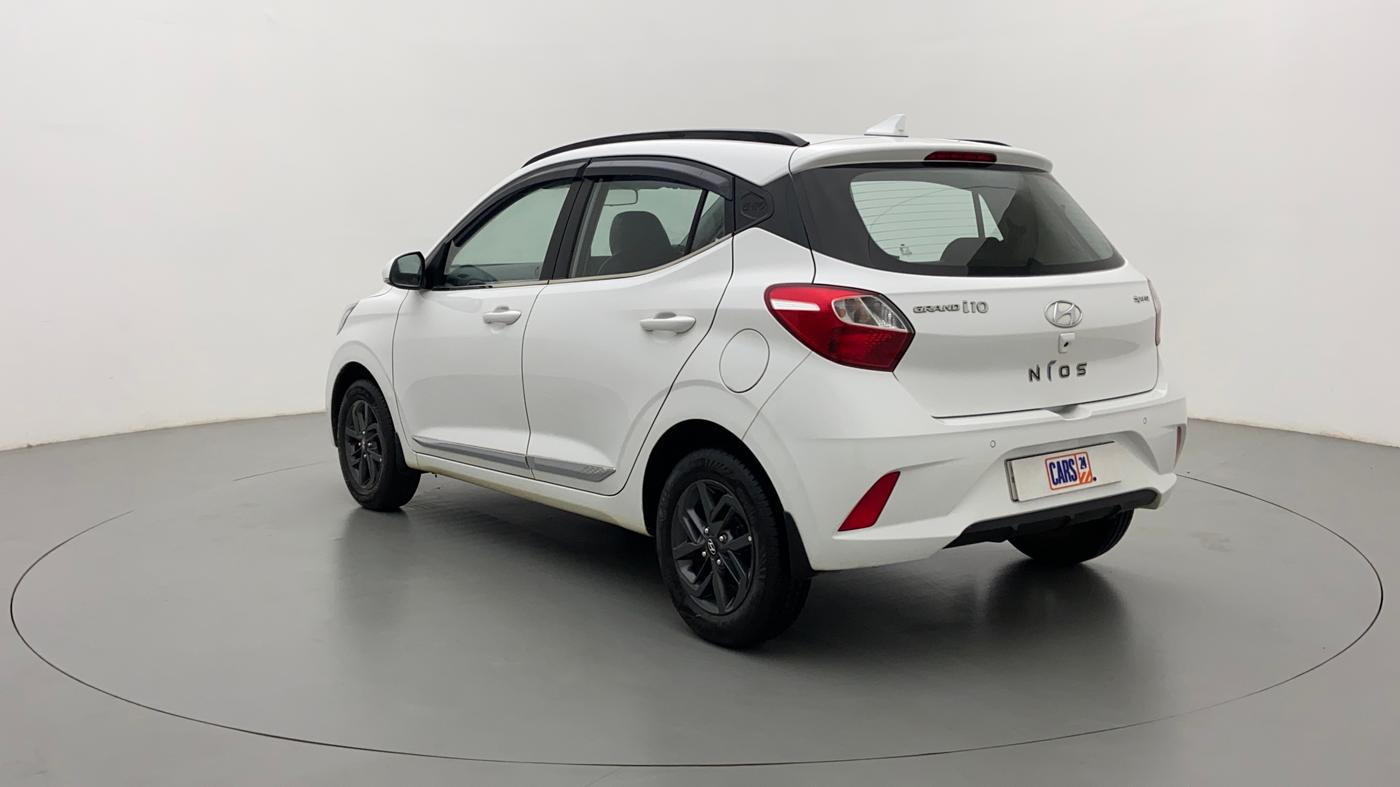 2019 Hyundai GRAND I10 NIOS SPORTZ AMT 1.2 KAPPA VTVT, Petrol, Automatic, 11,727 km, Left Back Diagonal