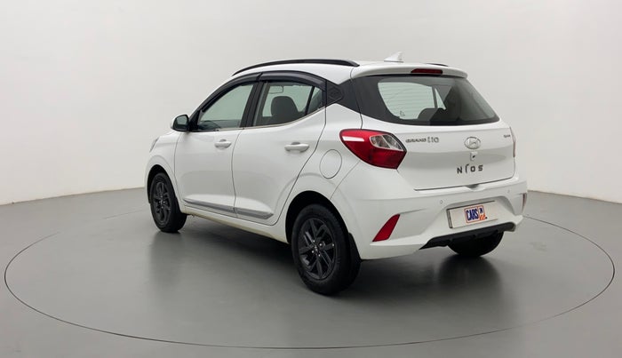 2019 Hyundai GRAND I10 NIOS SPORTZ AMT 1.2 KAPPA VTVT, Petrol, Automatic, 11,727 km, Left Back Diagonal