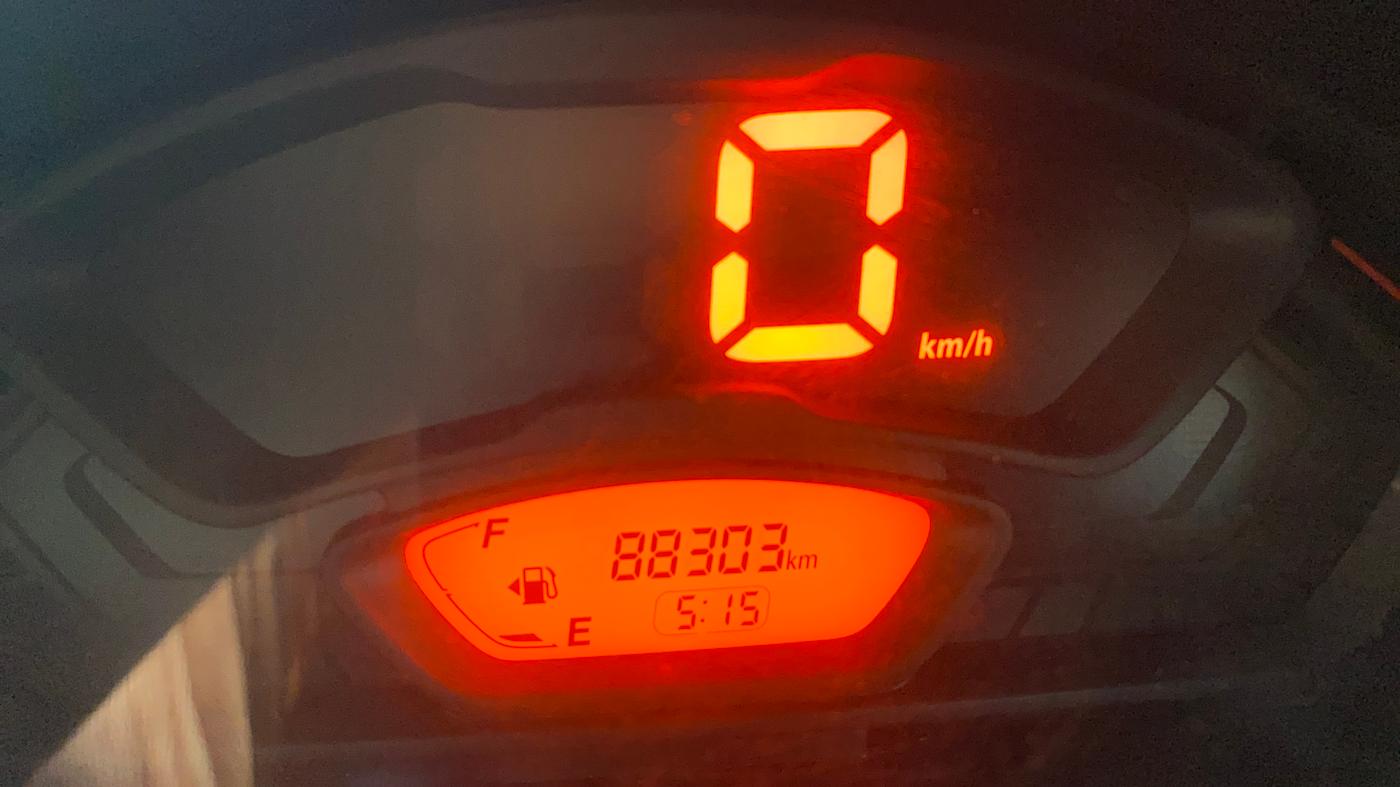 2019 Maruti S PRESSO VXI, CNG, Manual, 87,859 km, Odometer Image