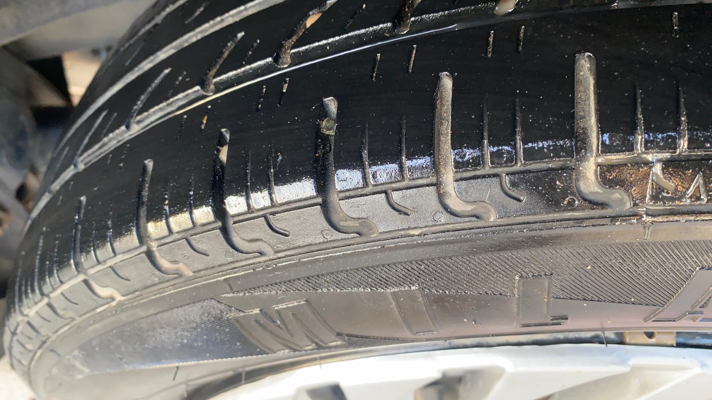 2019 Maruti S PRESSO VXI, CNG, Manual, 87,859 km, Left Rear Tyre Tread