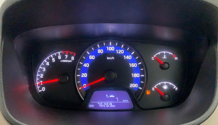 2015 Hyundai Xcent S 1.2, Petrol, Manual, 76,266 km, Odometer Image