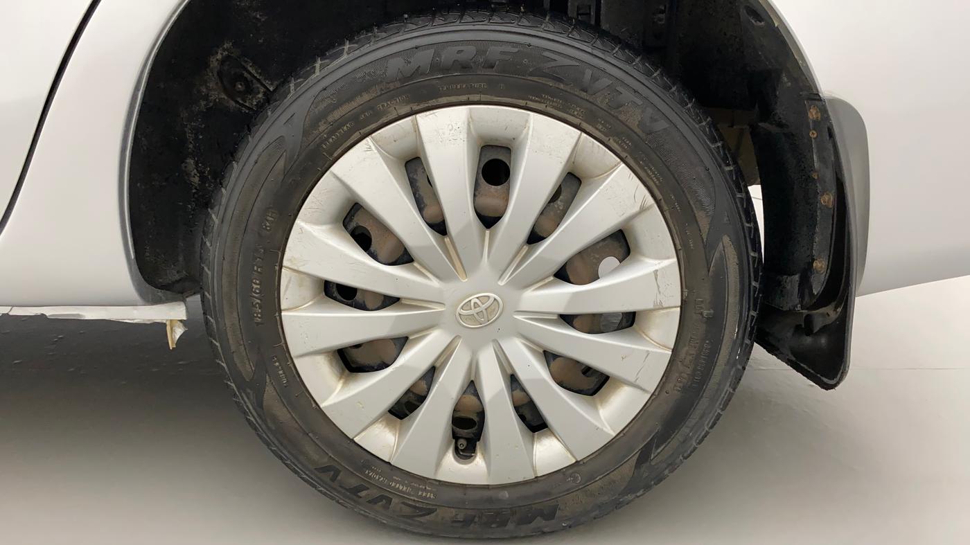 2014 Toyota Etios G, Petrol, Manual, 87,218 km, Left Rear Wheel