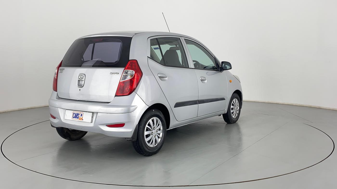 2014 Hyundai i10 SPORTZ 1.1 IRDE2, Petrol, Manual, 26,889 km, Right Back Diagonal