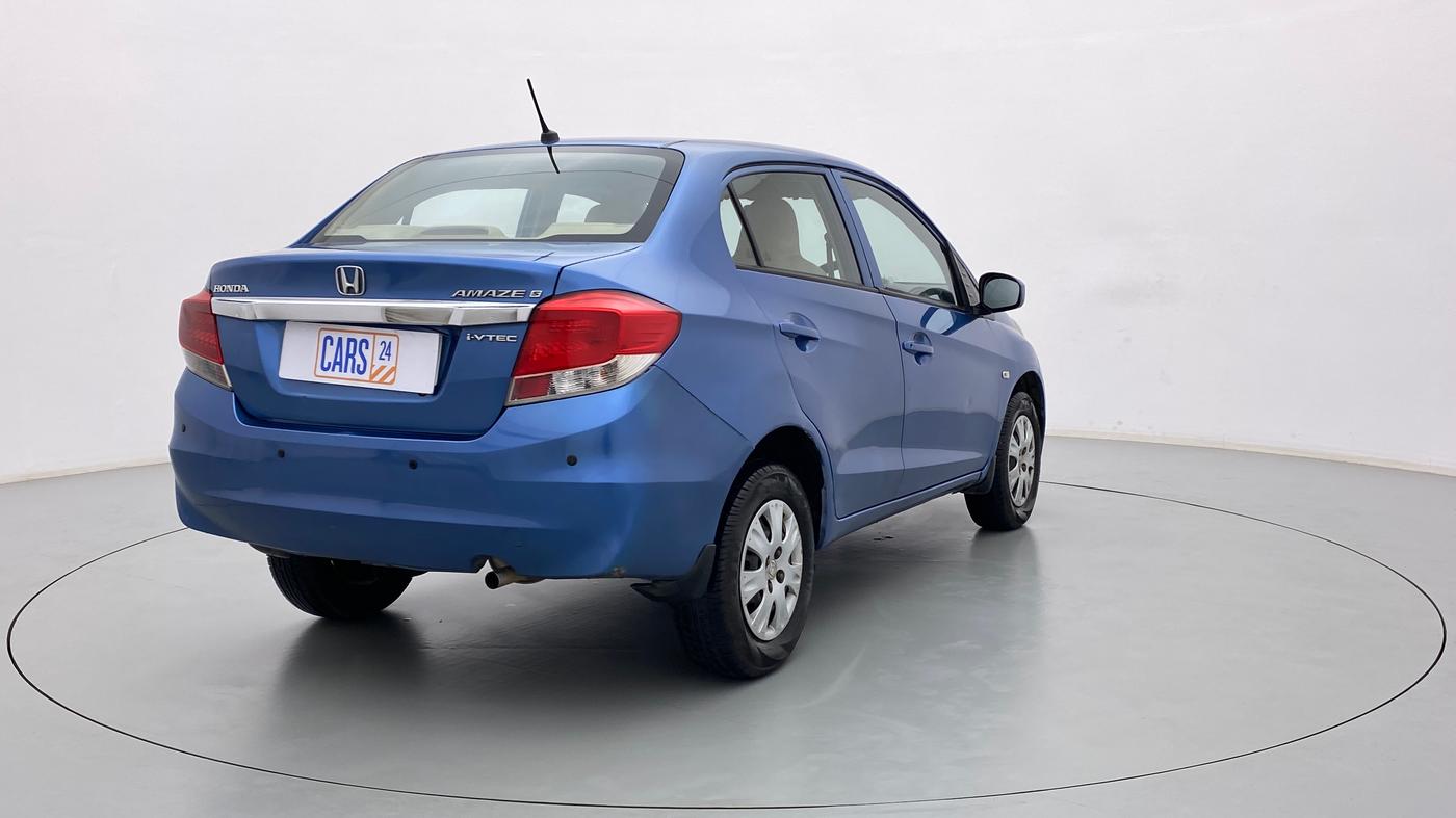 2013 Honda Amaze 1.2L I-VTEC S, CNG, Manual, 1,10,146 km, Right Back Diagonal
