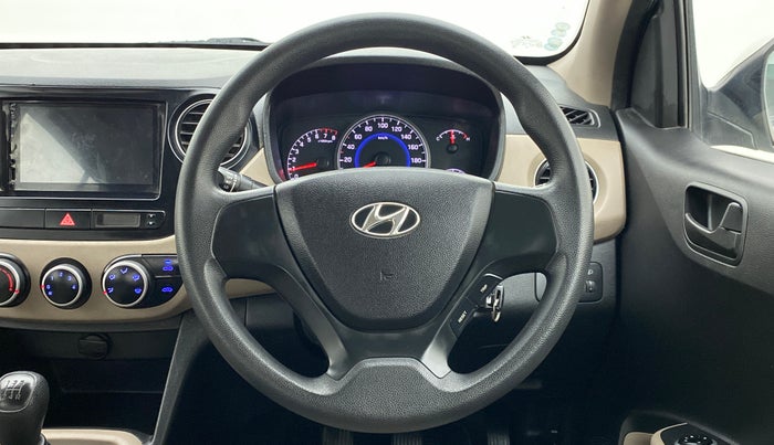 2015 Hyundai Grand i10 MAGNA 1.2 VTVT, Petrol, Manual, 20,854 km, Steering Wheel Close Up