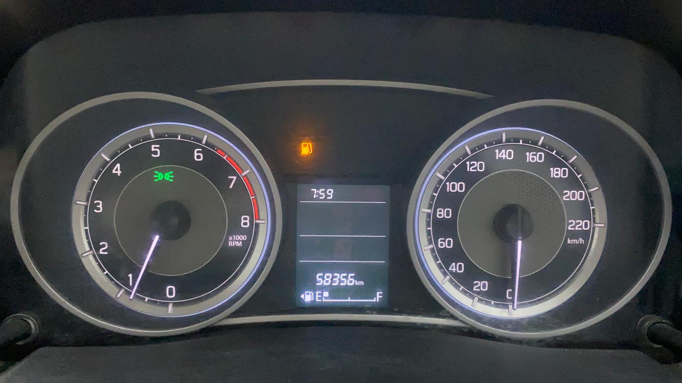 2017 Maruti Dzire VXI, Petrol, Manual, 58,427 km, Odometer Image