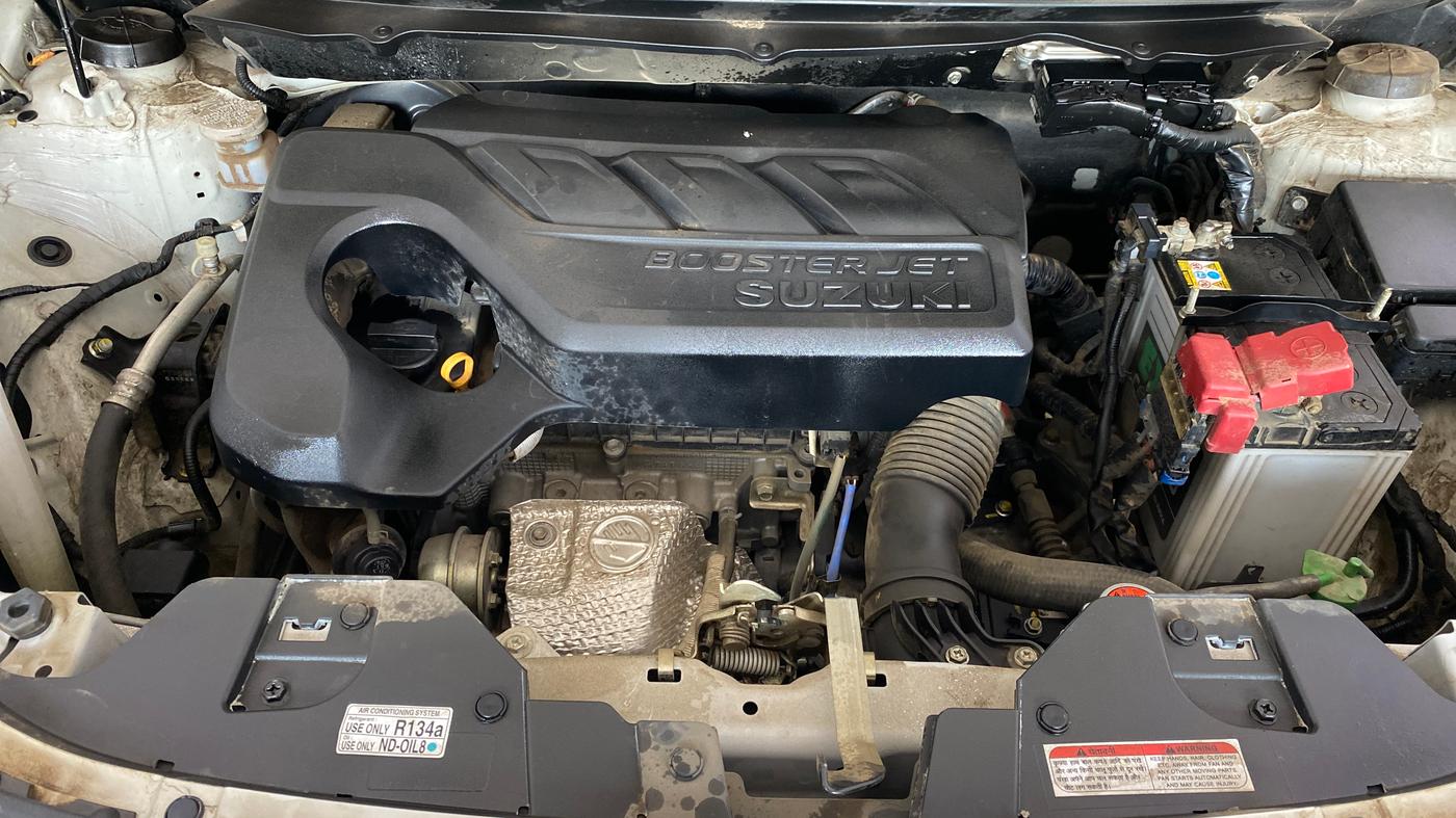 2023 Maruti FRONX ALPHA 1.0L TURBO 6 AT, Petrol, Automatic, 31,336 km, Engine View