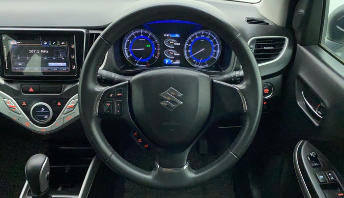 2017 Maruti Baleno ALPHA CVT PETROL 1.2, Petrol, Automatic, 75,966 km, Steering Wheel Close Up