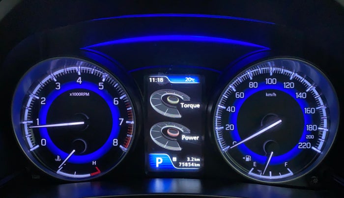 2017 Maruti Baleno ALPHA CVT PETROL 1.2, Petrol, Automatic, 75,966 km, Odometer Image