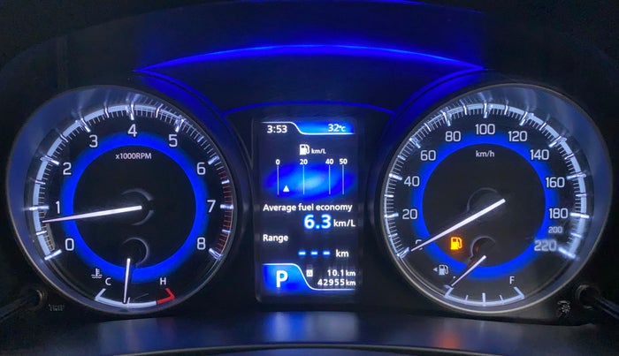 2019 Maruti Baleno ALPHA CVT PETROL 1.2, Petrol, Automatic, 42,955 km, Odometer Image