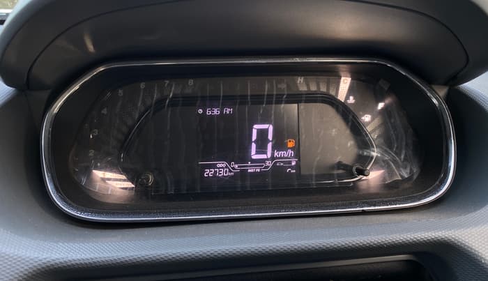 2023 Tata TIGOR XM PETROL, Petrol, Manual, 22,720 km, Odometer Image