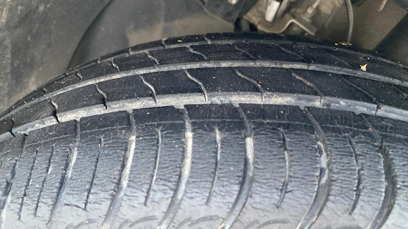 2023 Tata TIGOR XM PETROL, Petrol, Manual, 22,720 km, Left Front Tyre Tread