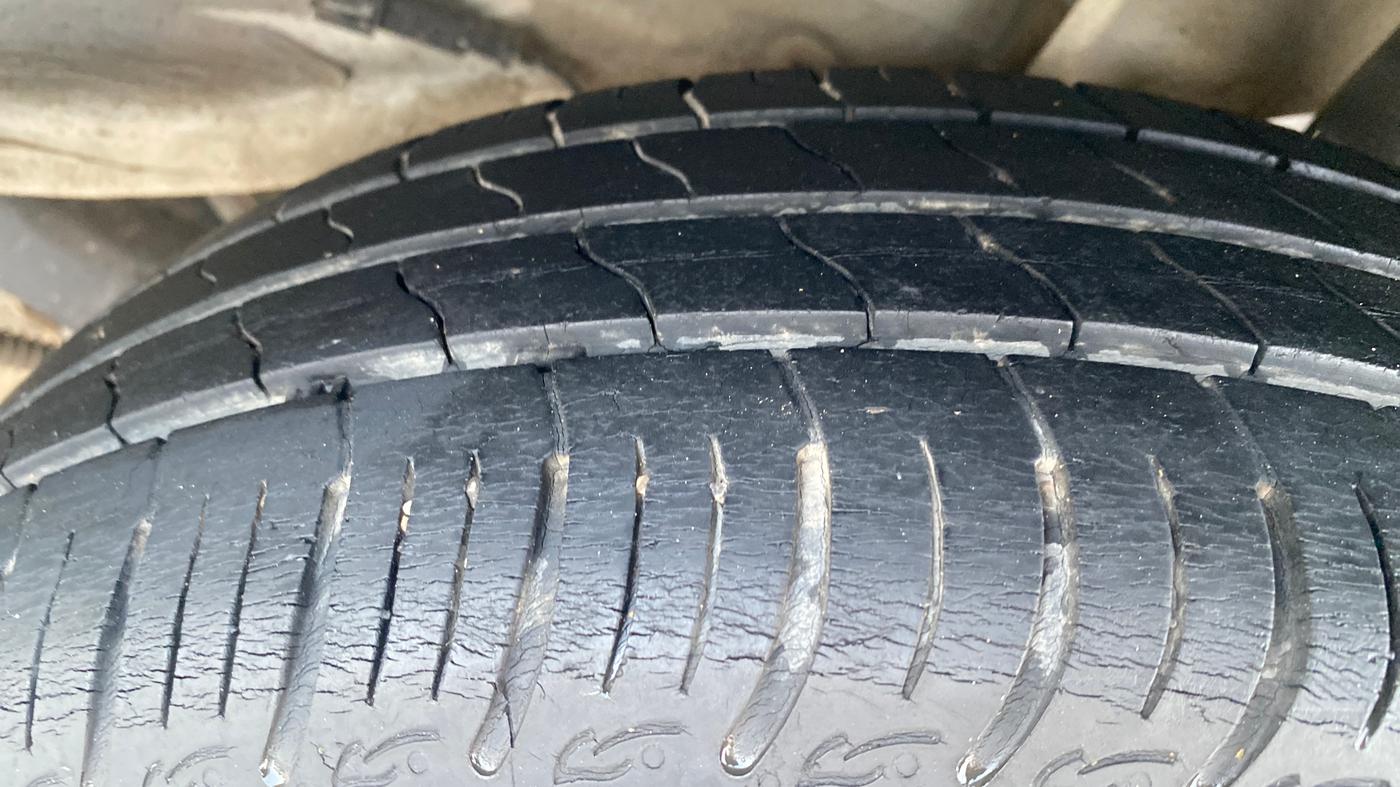 2023 Tata TIGOR XM PETROL, Petrol, Manual, 22,720 km, Left Rear Tyre Tread