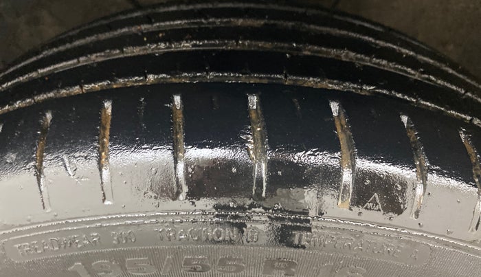 2018 Maruti Baleno ALPHA CVT PETROL 1.2, Petrol, Automatic, 98,879 km, Left Front Tyre Tread