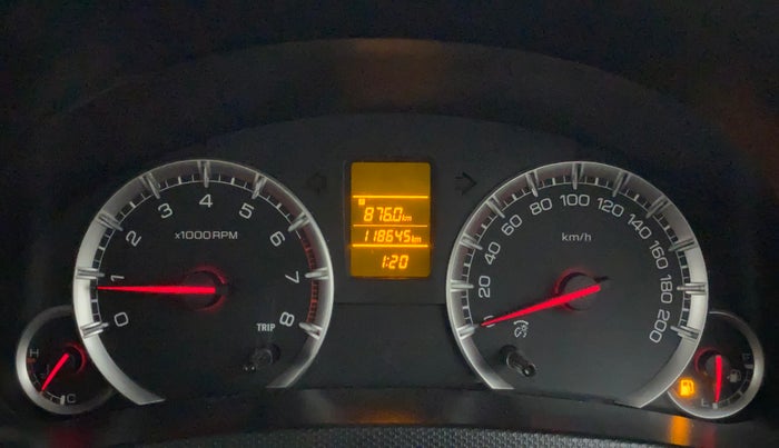 2015 Maruti Swift Dzire VXI, CNG, Manual, 1,18,645 km, Odometer Image