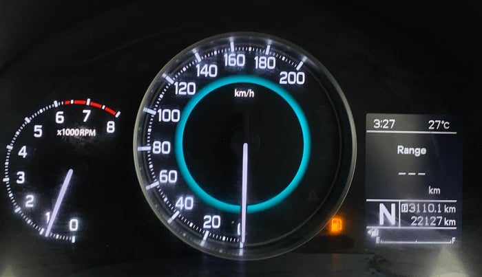 2019 Maruti IGNIS ZETA 1.2 AMT, Petrol, Automatic, 22,122 km, Odometer Image