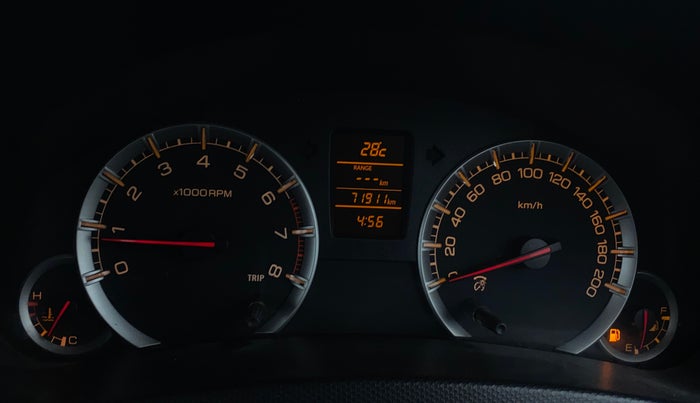 2013 Maruti Swift ZXI, Petrol, Manual, 71,908 km, Odometer Image