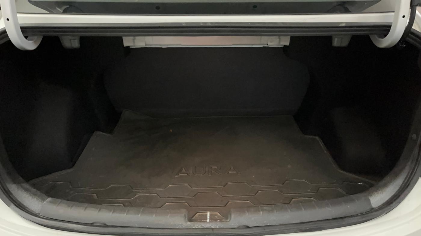 2021 Hyundai AURA SX PLUS 1.2 AMT, Petrol, Automatic, 27,227 km, Boot Inside