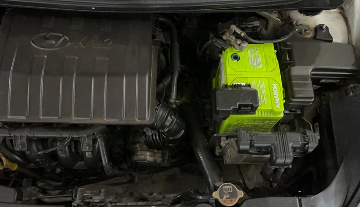 2021 Hyundai AURA SX PLUS 1.2 AMT, Petrol, Automatic, 27,227 km, Engine View - Left