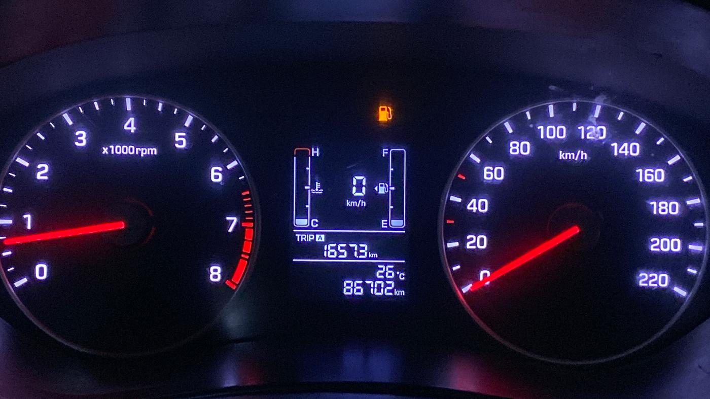 2018 Hyundai Elite i20 MAGNA EXECUTIVE 1.2, Petrol, Manual, 86,728 km, Odometer Image