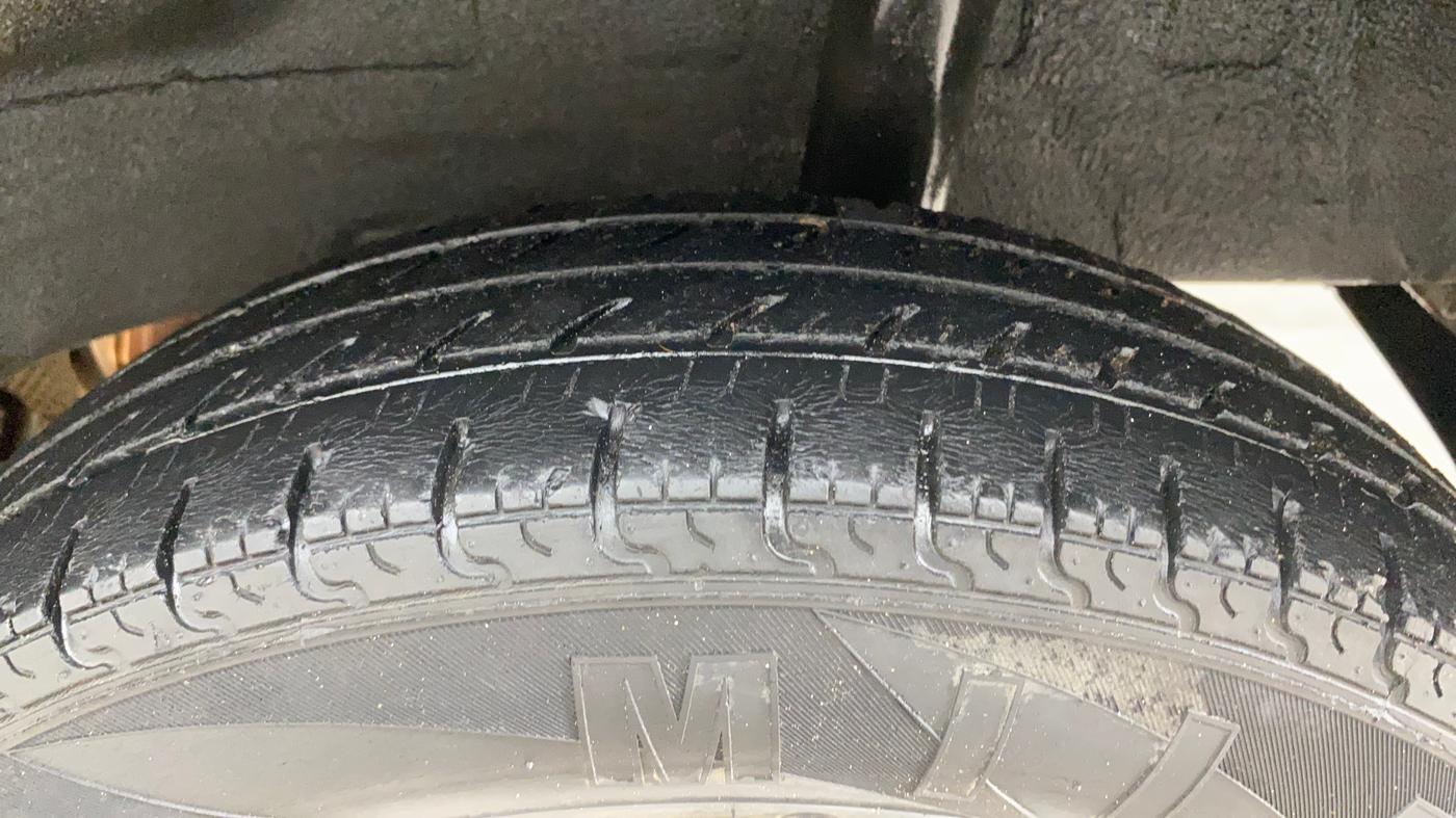 2019 Datsun Redi Go T(O) 1.0, Petrol, Manual, 53,881 km, Left Rear Tyre Tread