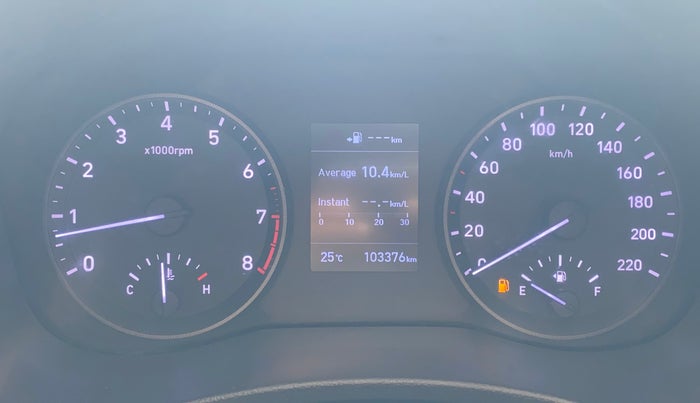 2019 Hyundai Verna 1.6 VTVT SX, Petrol, Manual, 1,03,405 km, Odometer Image