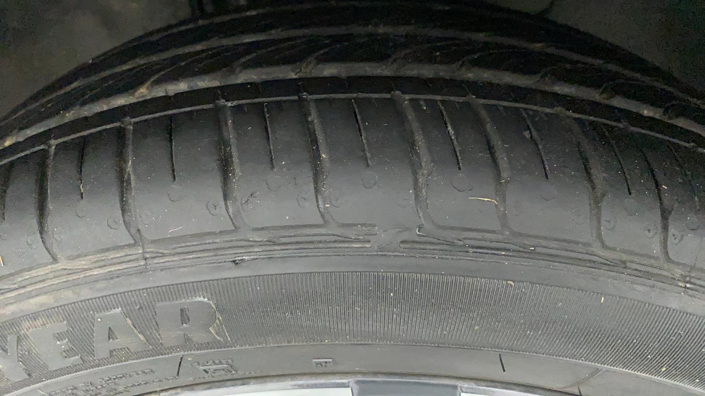 2021 Tata TIGOR 1.2 XZA+ RTN, Petrol, Automatic, 4,869 km, Left Front Tyre Tread