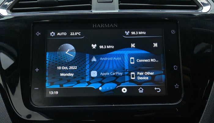 2021 Tata TIGOR 1.2 XZA+ RTN, Petrol, Automatic, 4,869 km, Infotainment System
