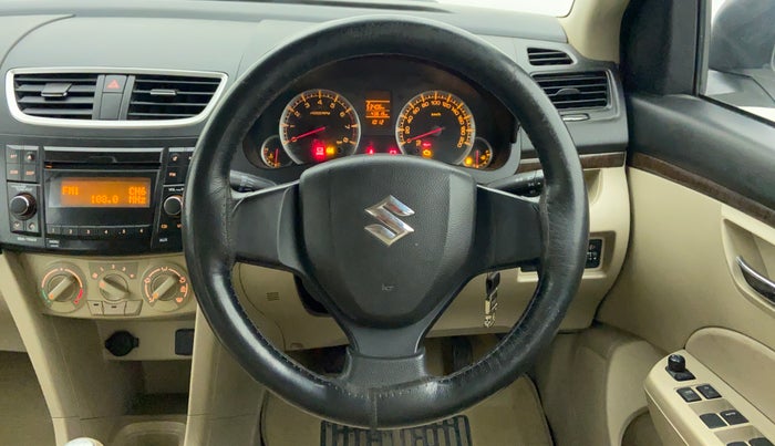 2015 Maruti Swift Dzire VXI 1.2 BS IV, Petrol, Manual, 43,576 km, Steering Wheel Close Up