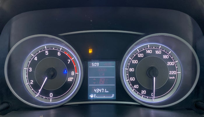 2017 Maruti Dzire VXI, Petrol, Manual, 43,489 km, Odometer View