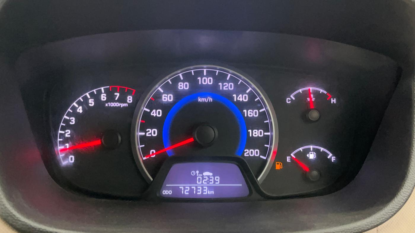 2014 Hyundai Grand i10 MAGNA 1.2 KAPPA VTVT, CNG, Manual, 72,750 km, Odometer Image