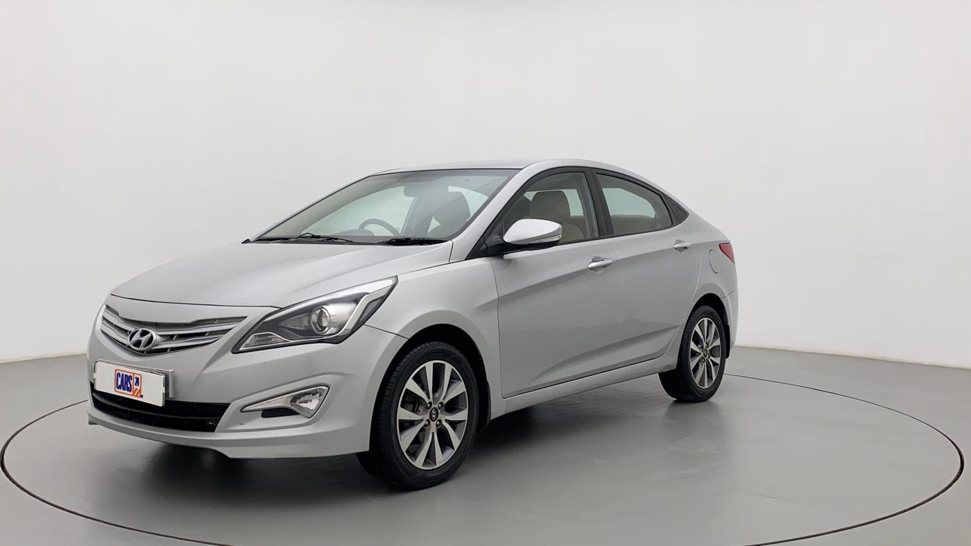 2015 Hyundai Verna FLUIDIC 1.6 CRDI S(O) 4S, Diesel, Manual, 1,01,566 km, Left Front Diagonal