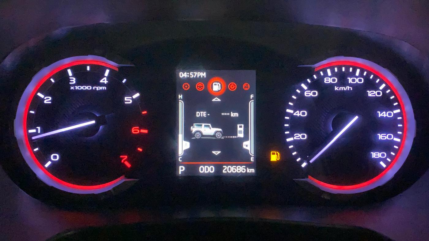 2022 Mahindra Thar LX PETROL HT 4WD AT, Petrol, Automatic, 20,952 km, Odometer Image