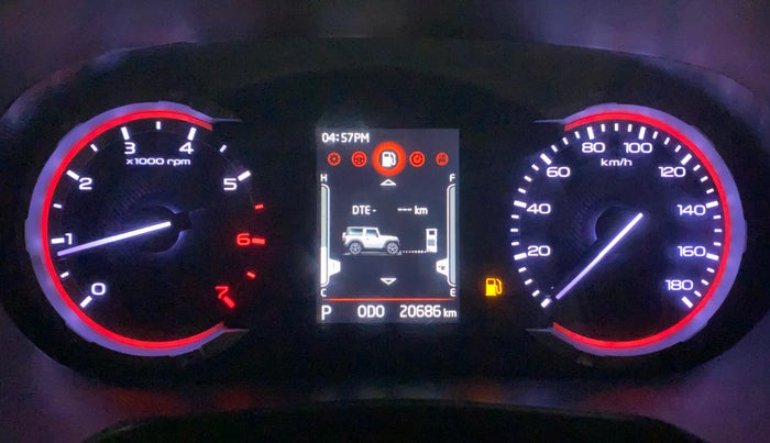 2022 Mahindra Thar LX PETROL HT 4WD AT, Petrol, Automatic, 20,952 km, Odometer Image