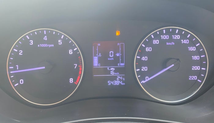 2017 Hyundai Elite i20 ASTA 1.2, Petrol, Manual, 54,347 km, Odometer Image
