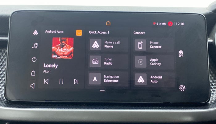 2021 Skoda KUSHAQ AMBITION 1.0L TSI MT, Petrol, Manual, 16,611 km, Infotainment System