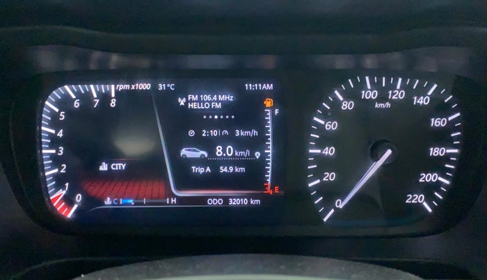 2020 Tata ALTROZ XZ PETROL, Petrol, Manual, 32,010 km, Odometer Image
