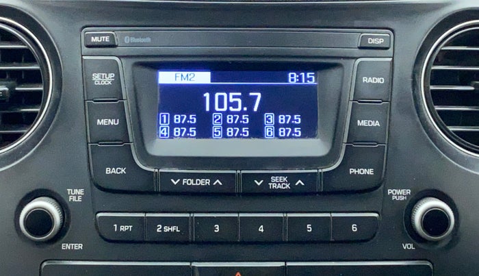 2018 Hyundai Xcent E PLUS, Petrol, Manual, 27,675 km, Infotainment System
