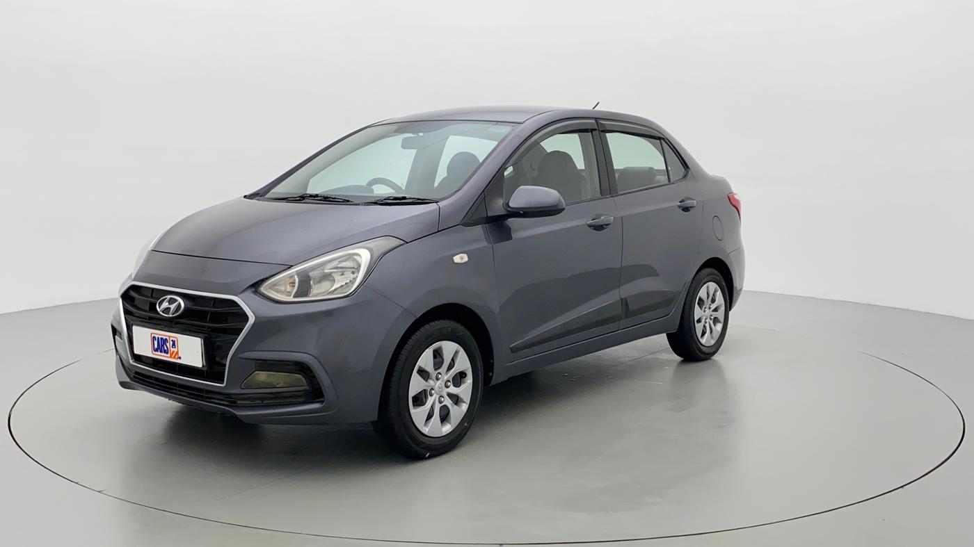 2018 Hyundai Xcent E PLUS, Petrol, Manual, 27,675 km, Left Front Diagonal