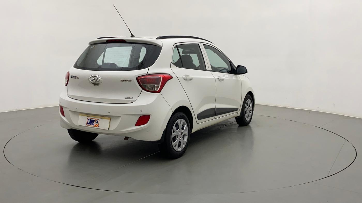 2015 Hyundai Grand i10 SPORTZ 1.2 KAPPA VTVT, Petrol, Manual, 55,211 km, Right Back Diagonal