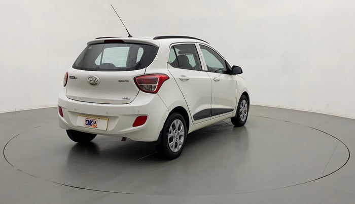 2015 Hyundai Grand i10 SPORTZ 1.2 KAPPA VTVT, Petrol, Manual, 55,211 km, Right Back Diagonal