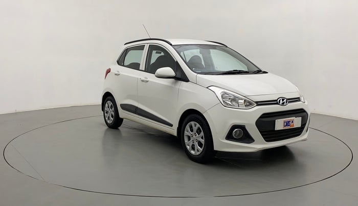 2015 Hyundai Grand i10 SPORTZ 1.2 KAPPA VTVT, Petrol, Manual, 55,211 km, Right Front Diagonal
