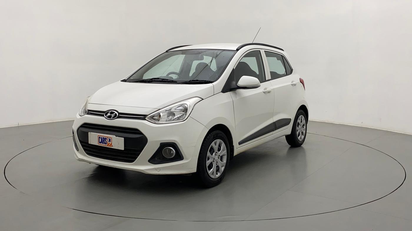 2015 Hyundai Grand i10 SPORTZ 1.2 KAPPA VTVT, Petrol, Manual, 55,211 km, Left Front Diagonal