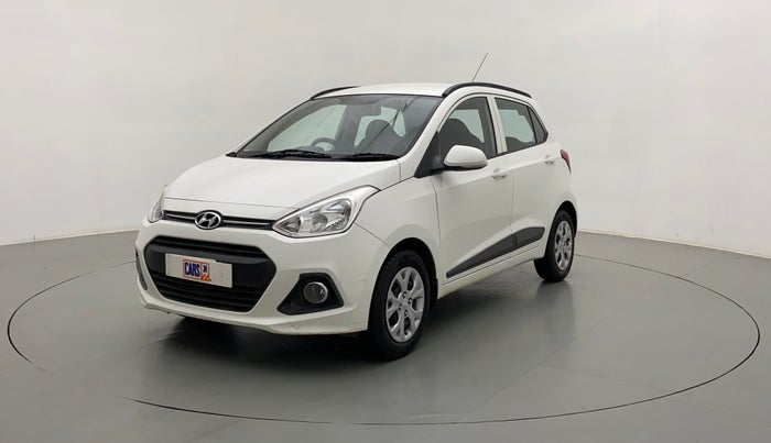 2015 Hyundai Grand i10 SPORTZ 1.2 KAPPA VTVT, Petrol, Manual, 55,211 km, Left Front Diagonal